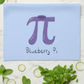Blauwbes Pi Symbool Cute Wiskunde leraar Theedoek (Gevouwen)