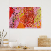 "Blauwbes" Poster (Keuken)