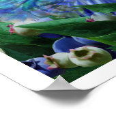 Blauwbes Poster (Hoek)