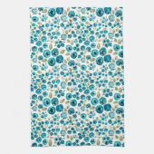 Blauwbes printthea-handdoek theedoek (Verticaal)