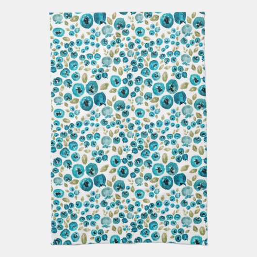 Blauwbes printthea-handdoek theedoek (Verticaal)