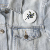 Blauwbes Ronde Button 5,7 Cm (In situ)