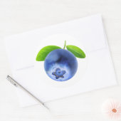 Blauwbes Ronde Sticker (Envelop)