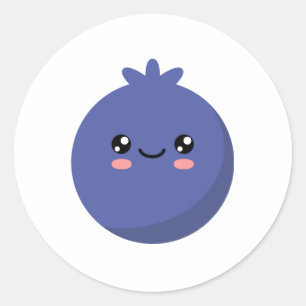Blauwbes Ronde Sticker