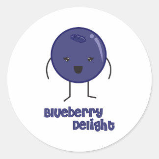 Blauwbes Ronde Sticker