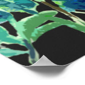 Blauwbes schilderij poster (Hoek)