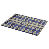 Blauwbes Scone Argyle Glass Cutting Board Snijplank (Hoek)