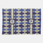 Blauwbes scones Argyle keukendoek Theedoek (Horizontaal)