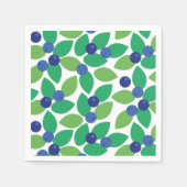 Blauwbes. Servet (Voorkant)