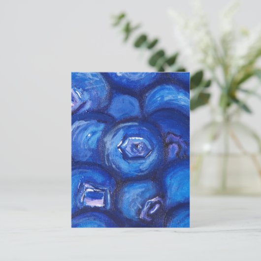 Blauwbes Sluiting II Briefkaart (Staand voorkant)