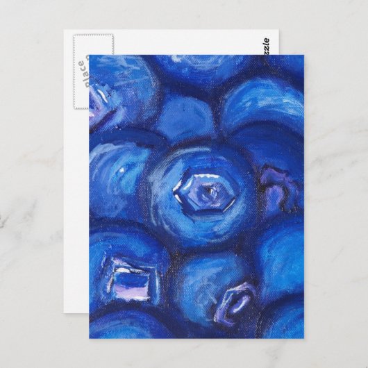 Blauwbes Sluiting II Briefkaart (Voorkant / Achterkant)