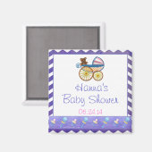 Blauwbes Smear-Baby shower Magneet (Voorkant / Achterkant)
