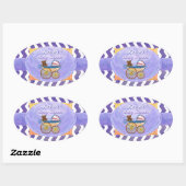 Blauwbes Smear Custom Baby shower Sticker (Vel)