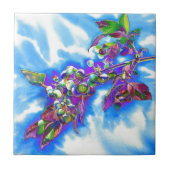 Blauwbes Solar Tegeltje (Voorkant)