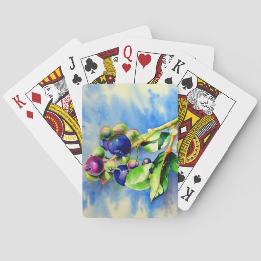 Blauwbes Speelkaarten (Achterkant)