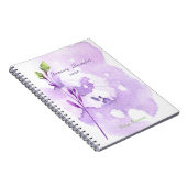 Blauwbes Stem Waterverf Notitieboek (Rechterzijde)