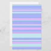 Blauwbes stripe Stationery Briefpapier (Voorkant / Achterkant)
