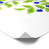 Blauwbes Struik Gnome art print (Hoek)