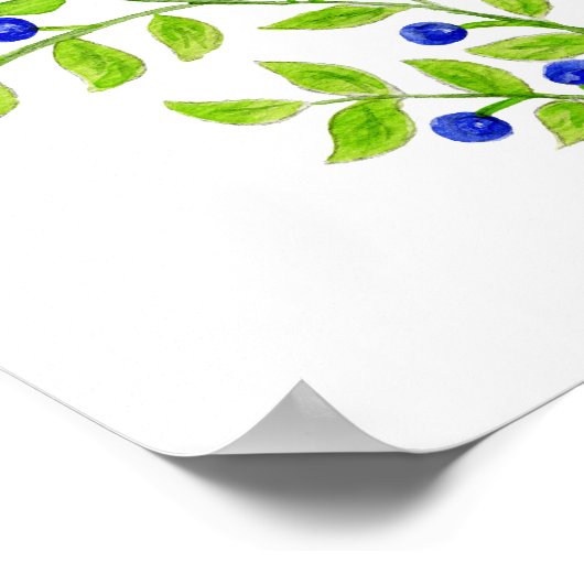 Blauwbes Struik Gnome art print (Hoek)