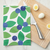 Blauwbes. Theedoek (Quarter Fold)