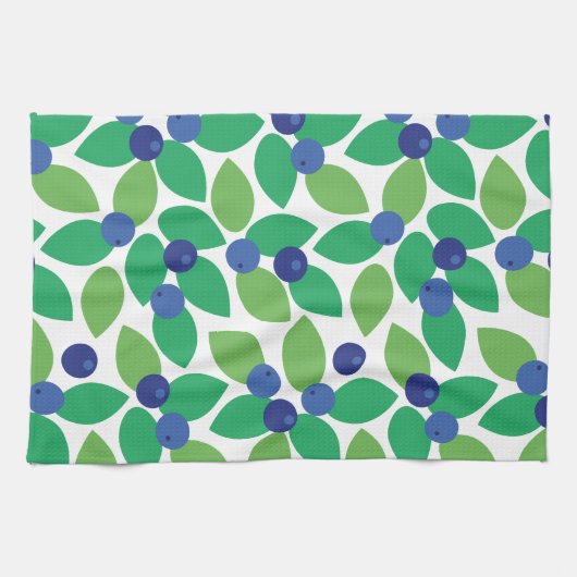 Blauwbes. Theedoek (Horizontaal)