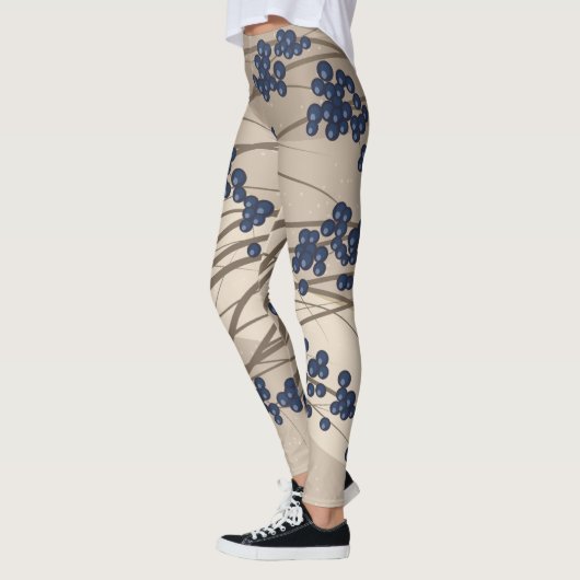Blauwbes vertakkingen botanisch leggings (Links)