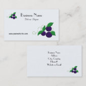 Blauwbes Visitekaartje (Voorkant / Achterkant)