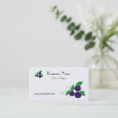 Blauwbes Visitekaartje (Staand voorkant)