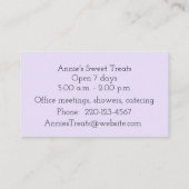 Blauwbes Visitekaartje (Achterkant)