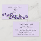 Blauwbes Visitekaartje (Voorkant / Achterkant)