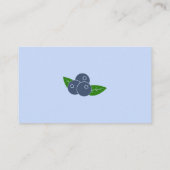 Blauwbes Visitekaartje (Achterkant)