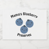 Blauwbes Voedselcontainer Etiket (Enkel label)