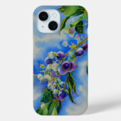 Blauwbes waterverf schilderen Case-Mate iPhone case (Achterkant)