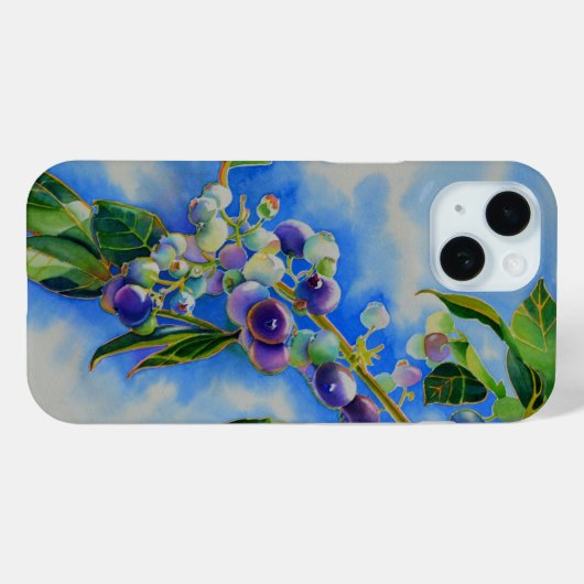 Blauwbes waterverf schilderen Case-Mate iPhone case (Achterkant (horizontaal))
