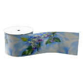 Blauwbes waterverf schilderen grosgrain lint (Spoel)