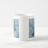 Blauwbes waterverf schilderen koffiemok (Center)