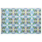 Blauwbes waterverf schilderen stof (Fat Quarter)