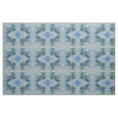Blauwbes waterverf schilderen stof (Fat Quarter)