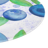 Blauwbes waterverf snijplank (Hoek)