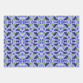 Blauwbessen Alle keren Inpakpapier Vel