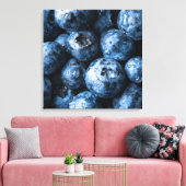 Blauwbessen Canvas Afdruk (Insitu (Woonkamer))