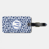 Blauwbessen Druk fruit af Bagagelabel (Achterkant horizontaal)