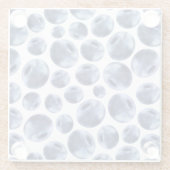 Blauwbessen Druk fruit af Glazen Onderzetter (Achterkant)