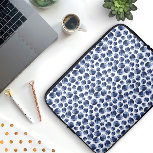 Blauwbessen Druk fruit af Laptop Sleeve