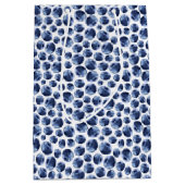 Blauwbessen Druk fruit af Medium Cadeauzakje (Voorkant)