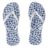 Blauwbessen Druk fruit af Teenslippers (Voetbed)