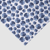 Blauwbessen Druk fruit af Tissuepapier (Detail)