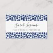 Blauwbessen Druk fruit af Visitekaartje (Voorkant)