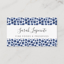 Blauwbessen Druk fruit af Visitekaartje