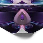 Blauwbessen en Cream Peace Poster (Hoek)